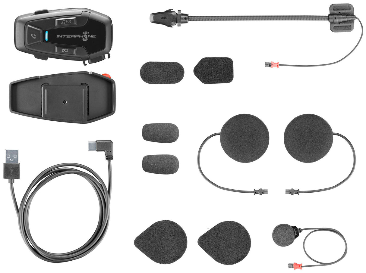 Interphone helmet communication system u-com 7 r helmet com.system interp. u-com 7r single kit