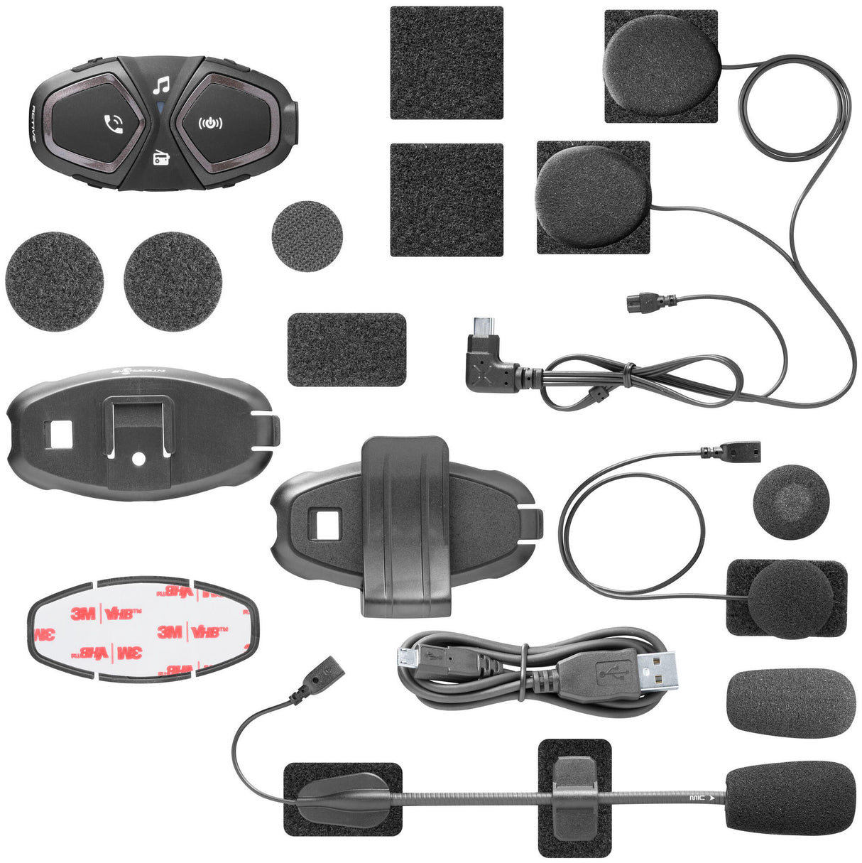 Interphone helmet communication system active helmet com.system interp. single kit