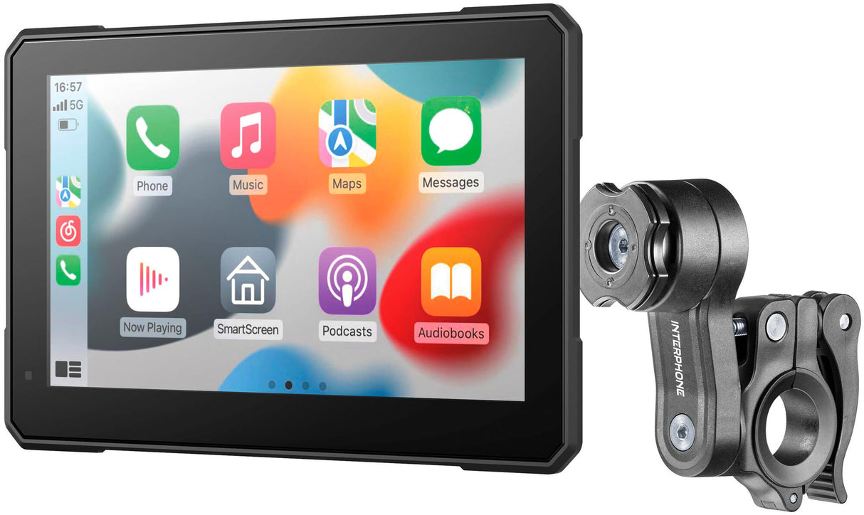 Interphone infotainment system sync70 smart display. ridesync 70 car play, android auto 7