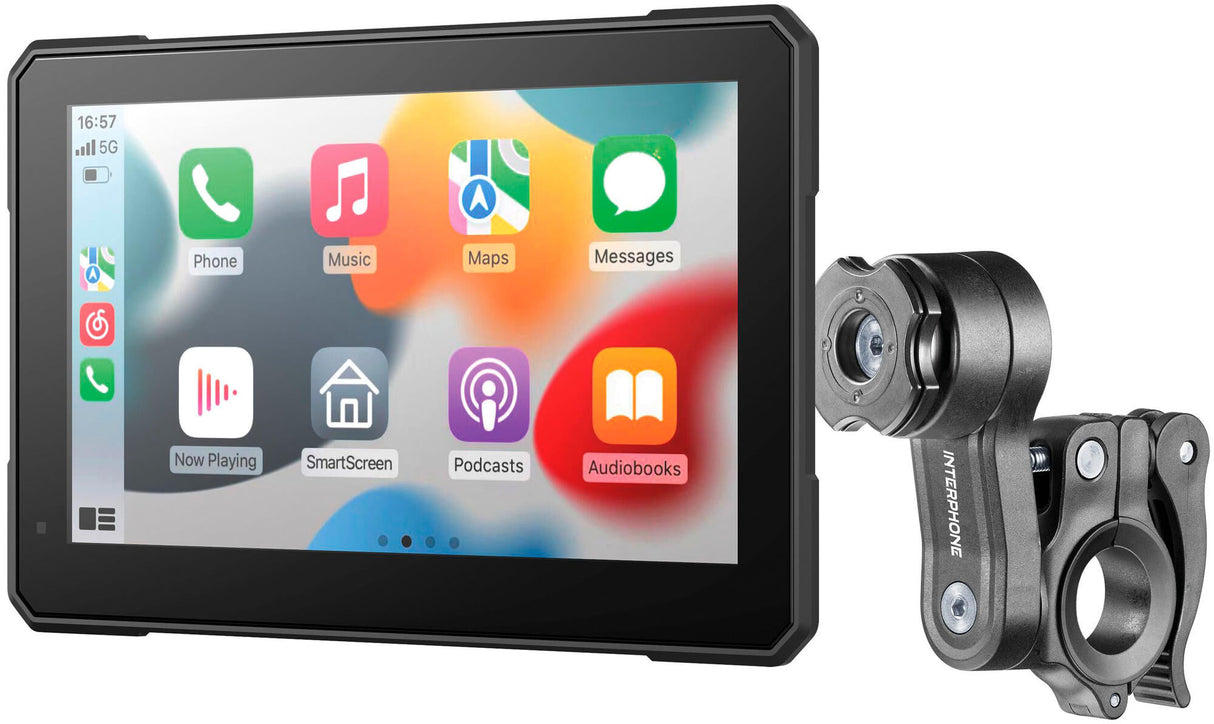 Interphone infotainment system sync70 essential smart display. ridesync e car play, android auto 7