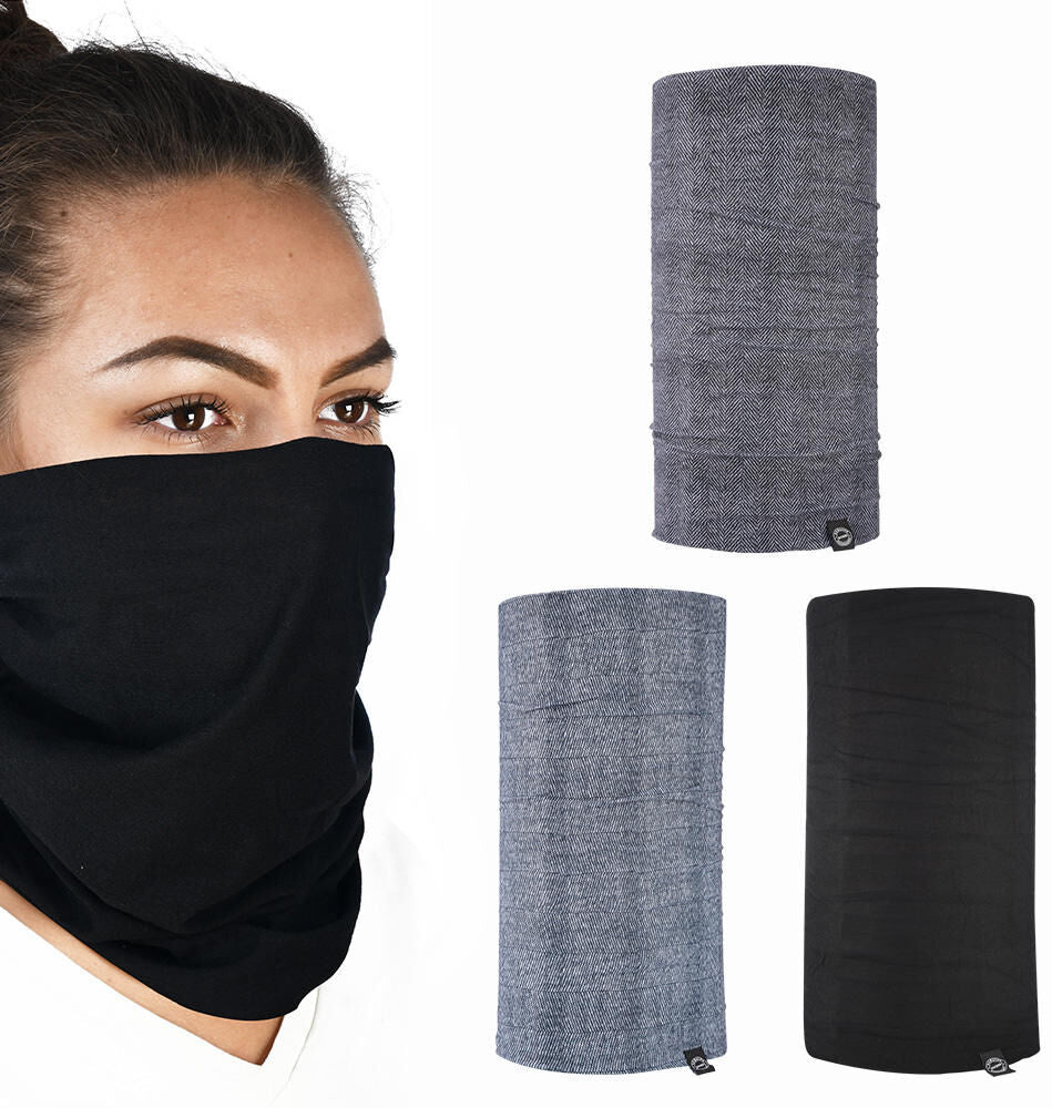 Oxford multi-function cloths comfy neckerchief comfy herringbone 3-pack