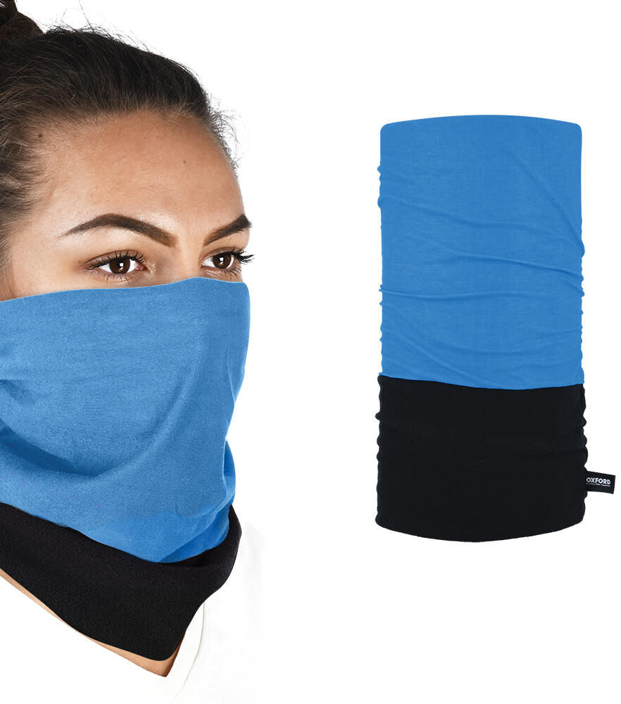 Oxford multifunctional cloth snug . snug scarf blue