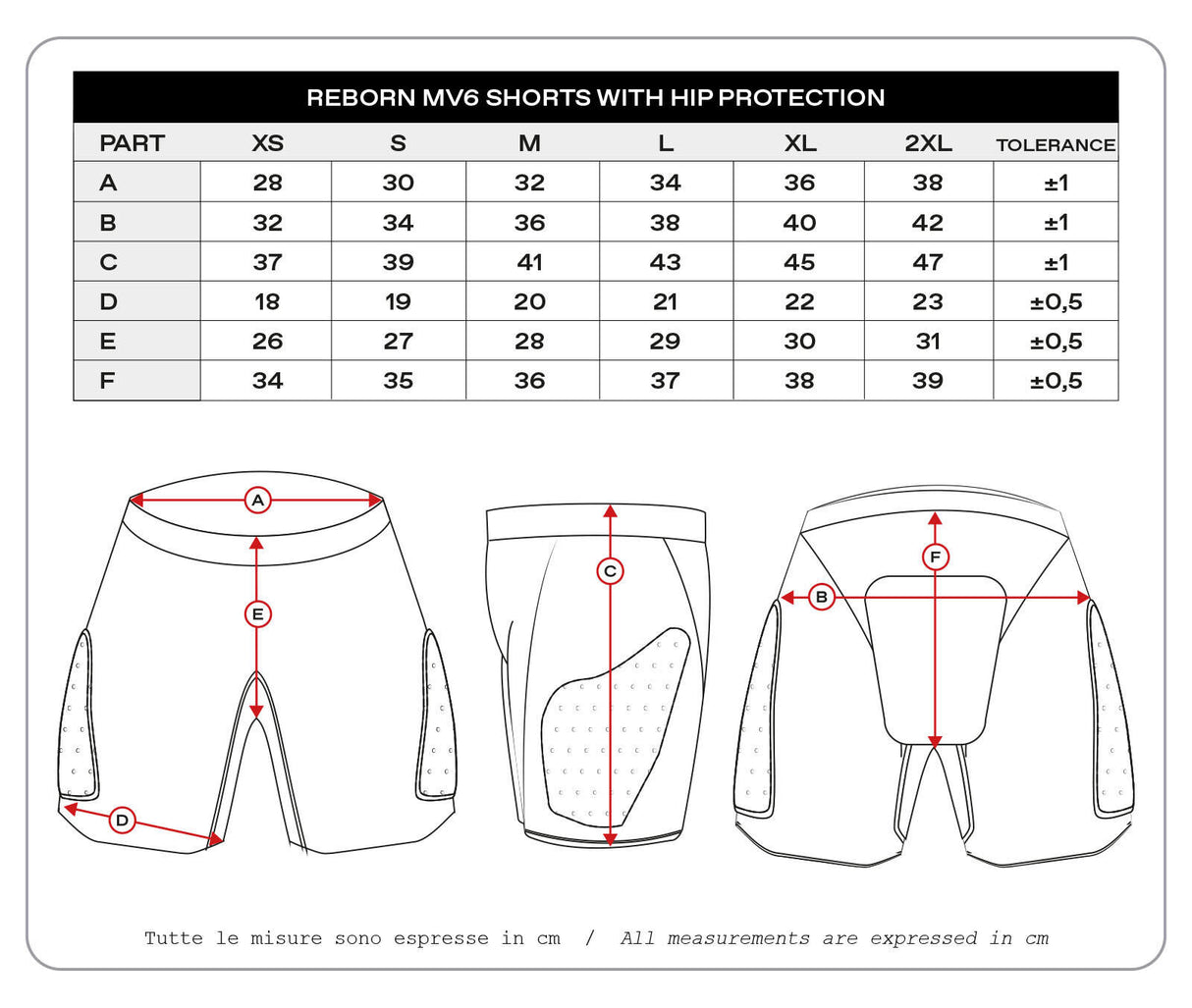 UFO plast protector pants reborn mv6 protector pants ufo reborn mv6 sort gr. l