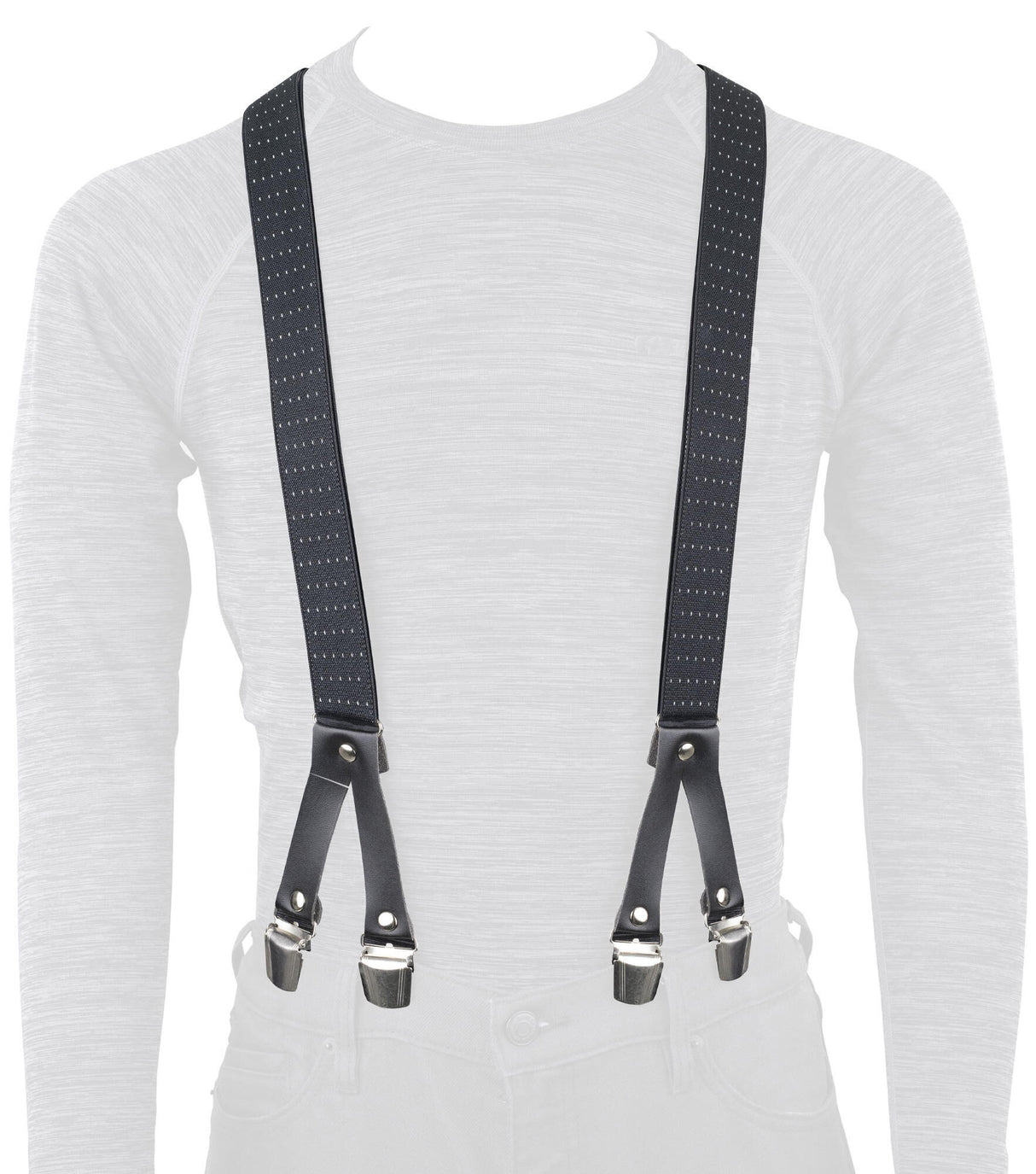 Oxford bretels trouser braces riggers chic black