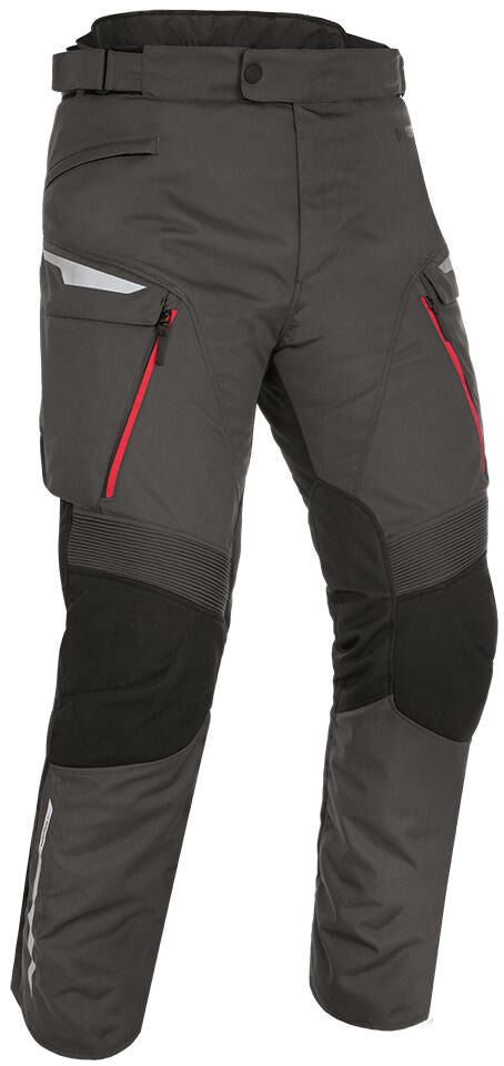 Oxford broek montreal 4.0 . trousers montreal black grey red regular 3x