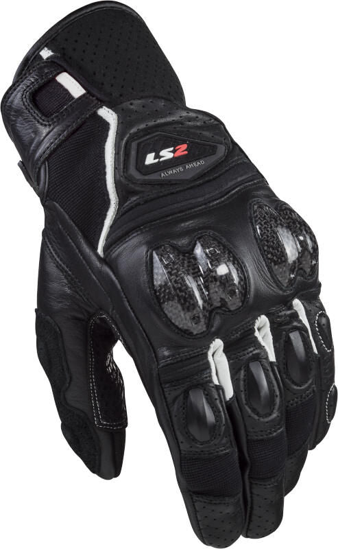 Ls2 handschoenen spark ii . glove spark 2 leather man bw ws m