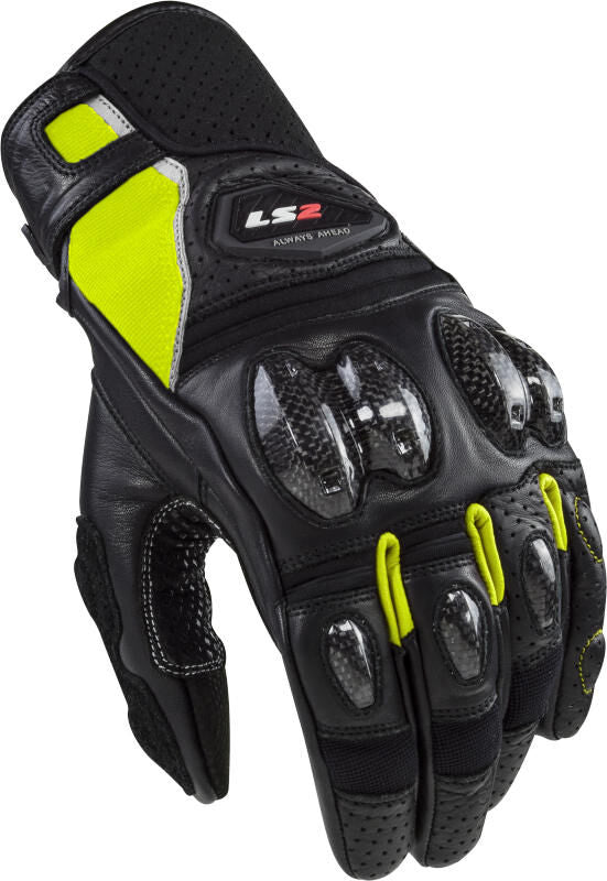 Ls2 gloves spark ii . glove spark 2 leather man sw hv l