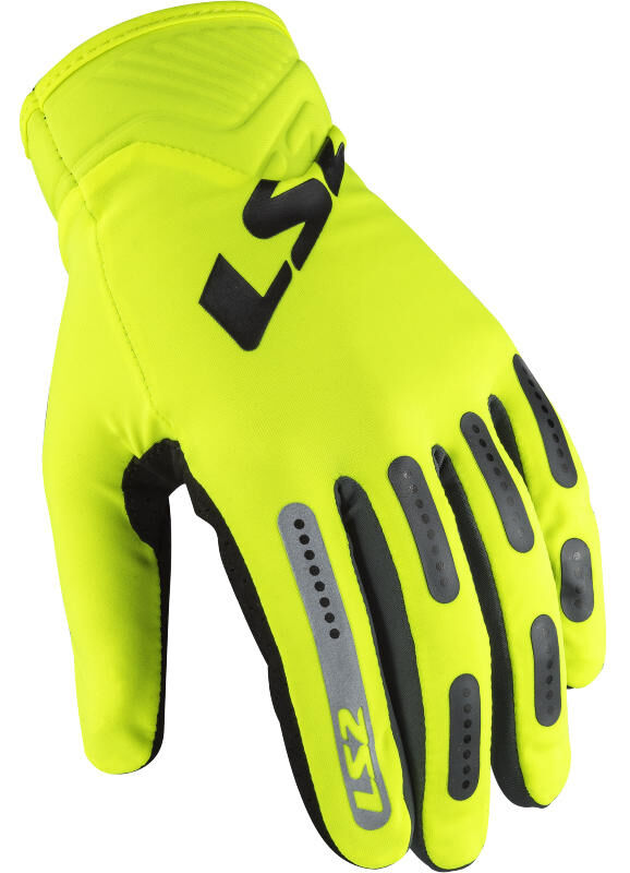 Ls2 gloves bend man glove bend man hv yellow gray xxl