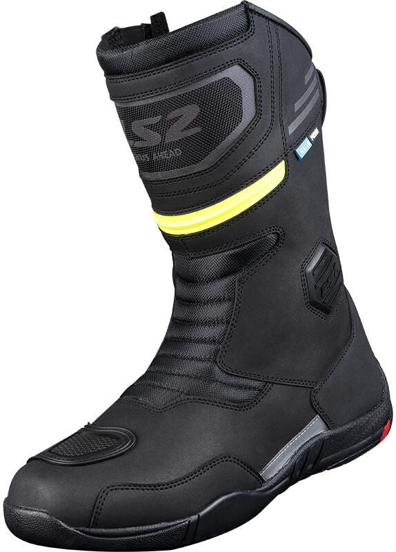Ls2 boot goby man boots goby man wp black hv yellow 42