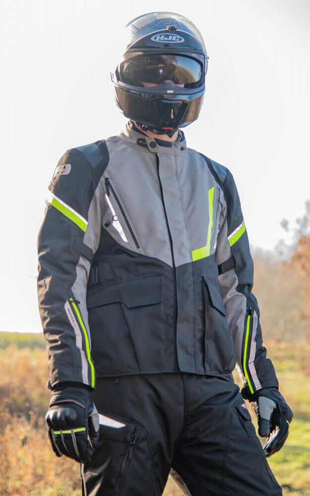 Oxford montreal 4.0 jacket jacket montreal 4. black gray yellow size xx