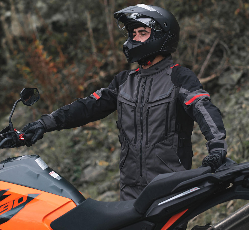 Oxford jacket rockland jacket rockland gray sw red gr. l