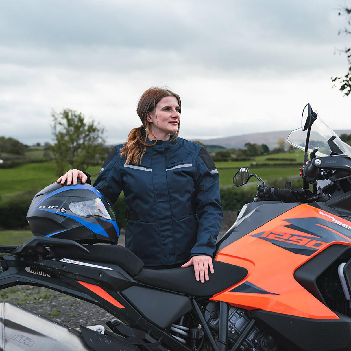 Oxford jas dakota 3.0 , dames jacket dakota 3.0 ladies blue size 10