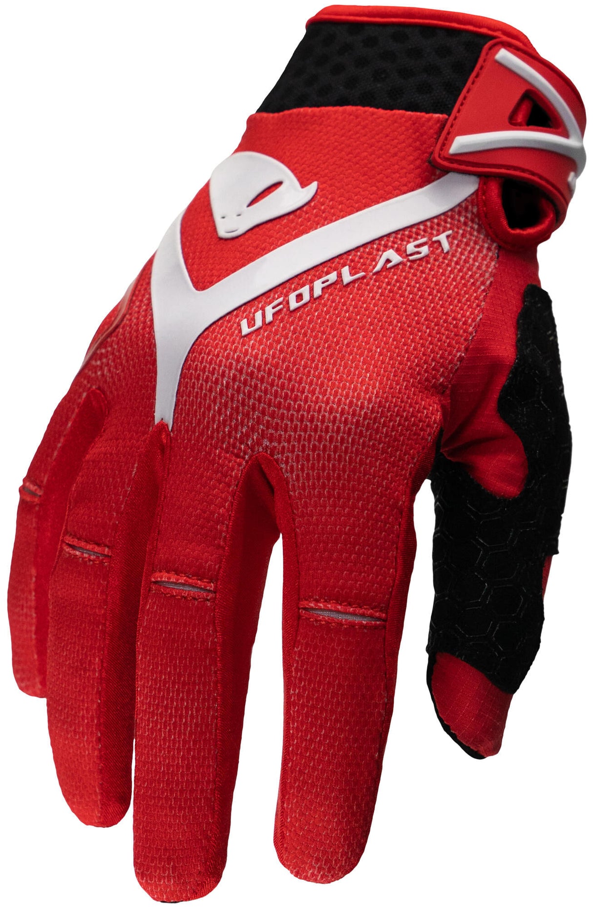 UFO pees hayes motocross glove. gloves ufo hayes red white gr. xl