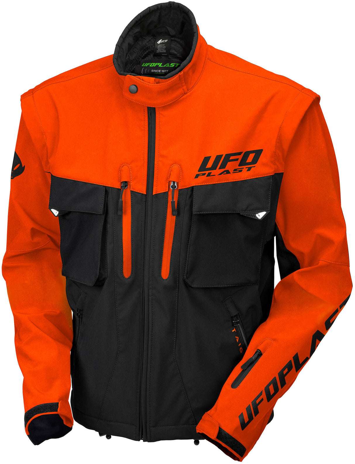 Ufo pee jacket taiga enduro jacket ufo black orange gr. xl