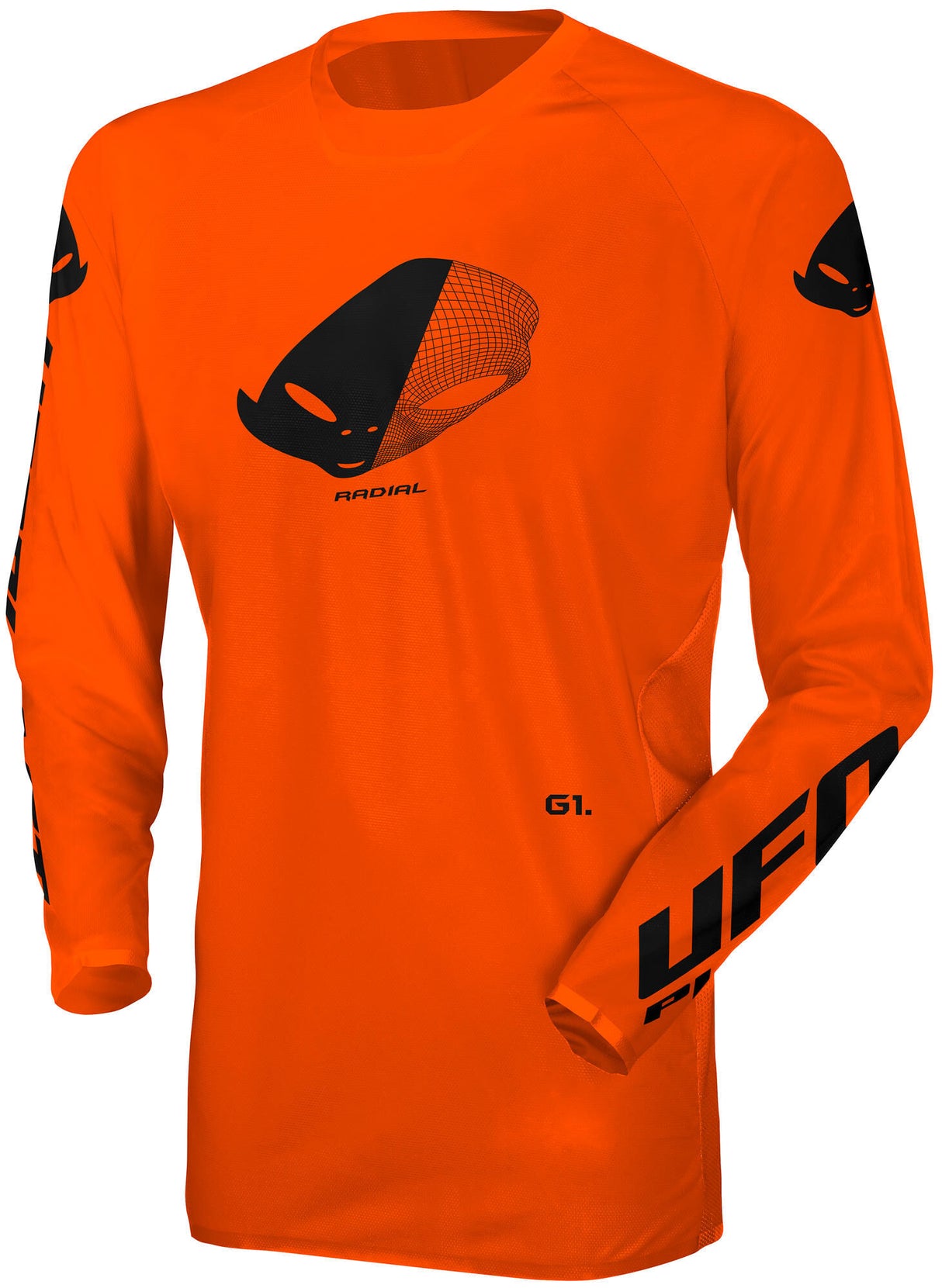 Ufo plast jersey mx radial mx jersey ufo radial neon orange gr. l