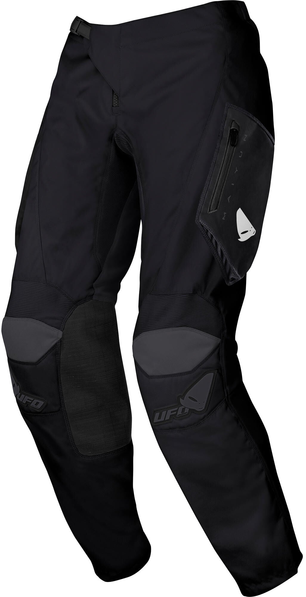 Ufo plast broek mx maiyun , polyester mx trousers ufo maiyun black gr. 48