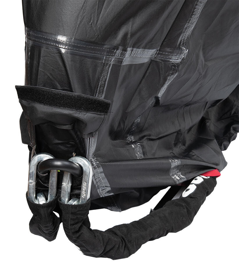 Oxford rainex folding garage with top case extension bike covers rainex outdoor f. top cases gr.