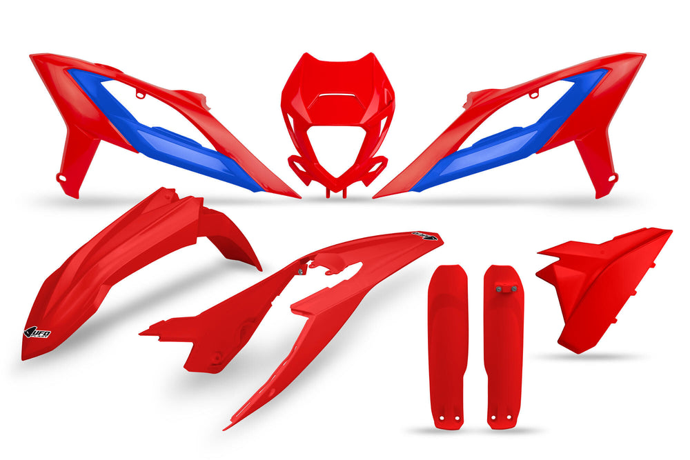 Ufo plast body trim kit ufo beta red blue