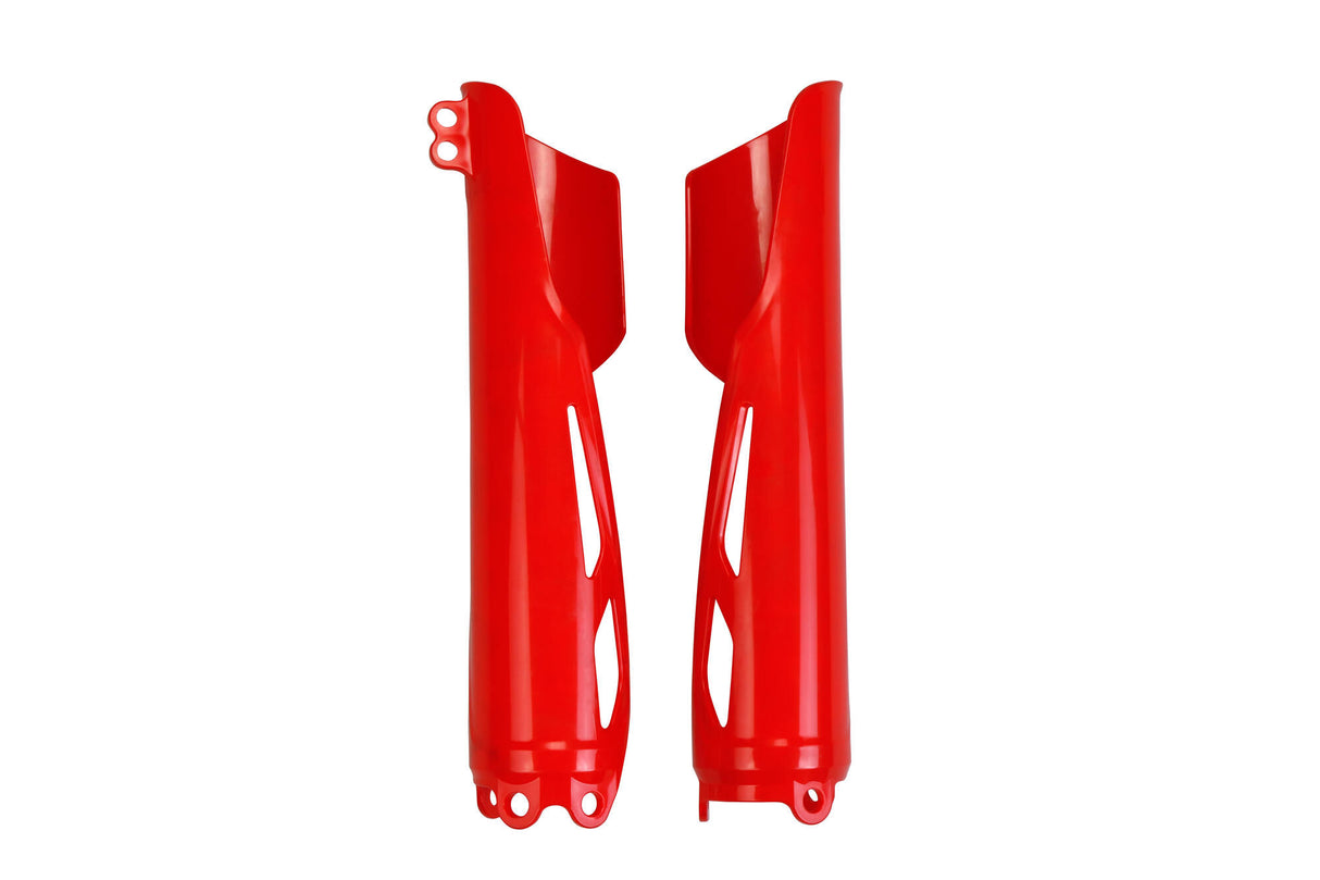 Ufo plast front fork protection fork protectors ufo honda red