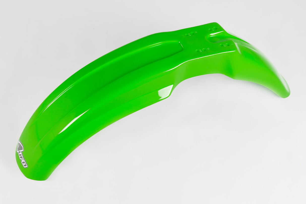 Ufo plast fender front mudguard ufo kawasaki green