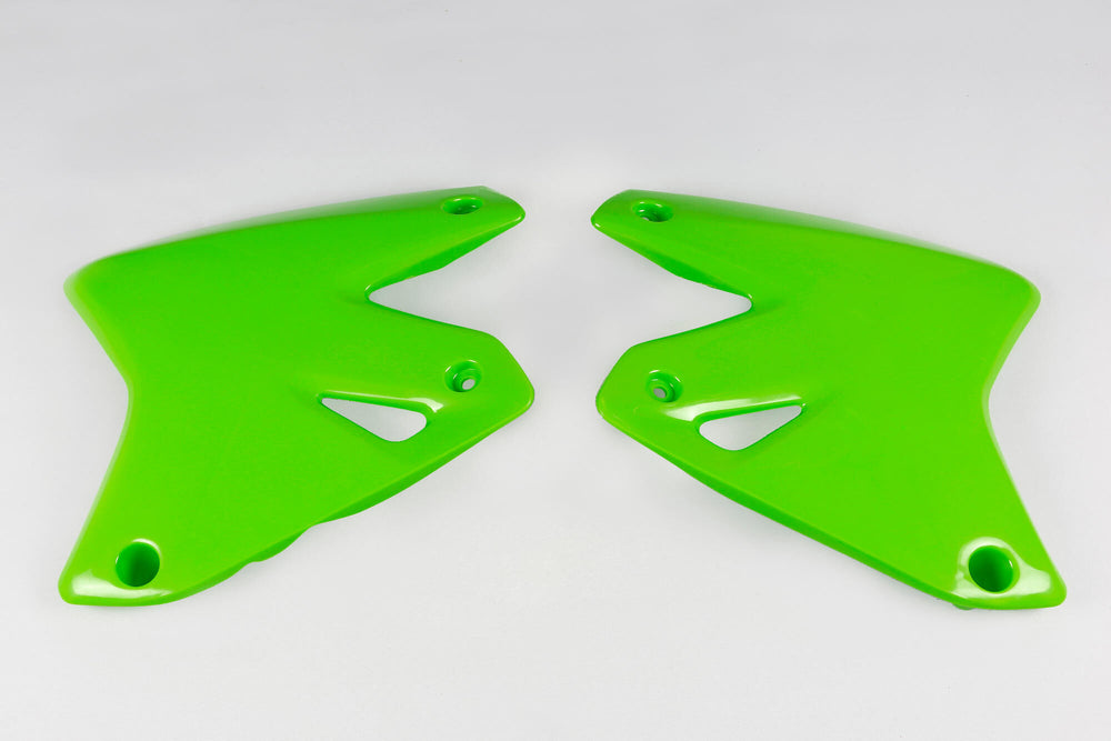 Ufo plast radiator cover radiator covers ufo kawasaki green