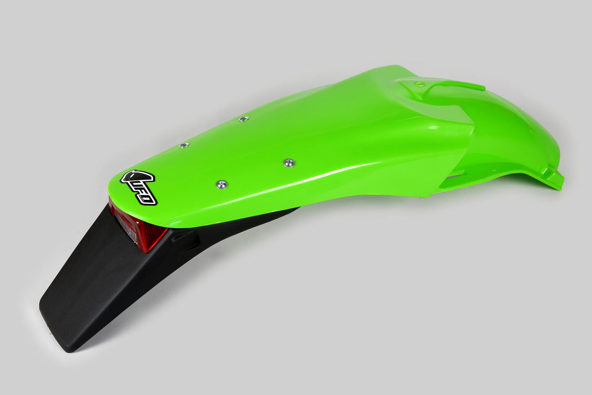 Ufo plast fender rear mudguard ufo kawasaki green