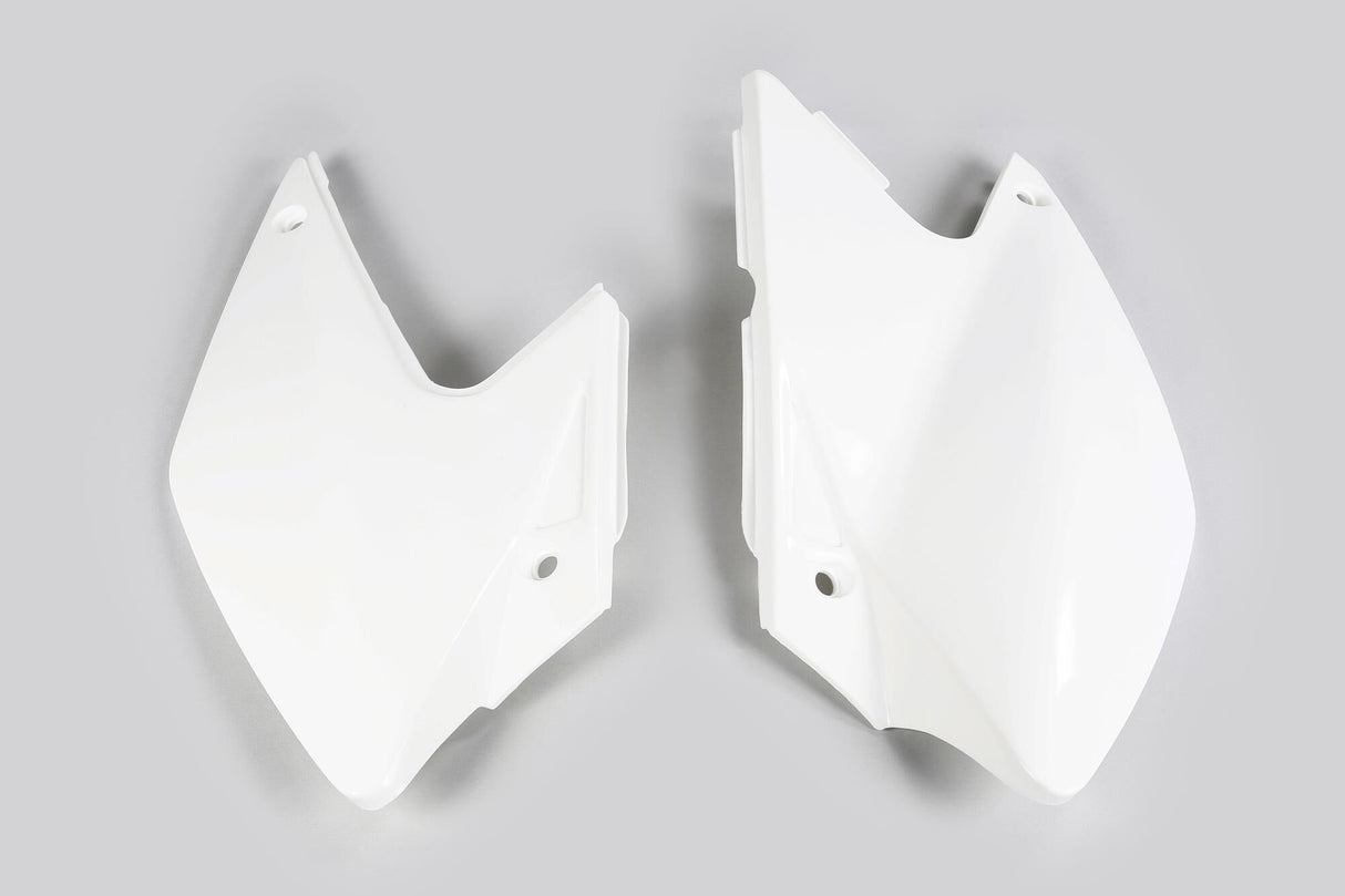 Ufo plast side covers side covers ufo kawasaki white