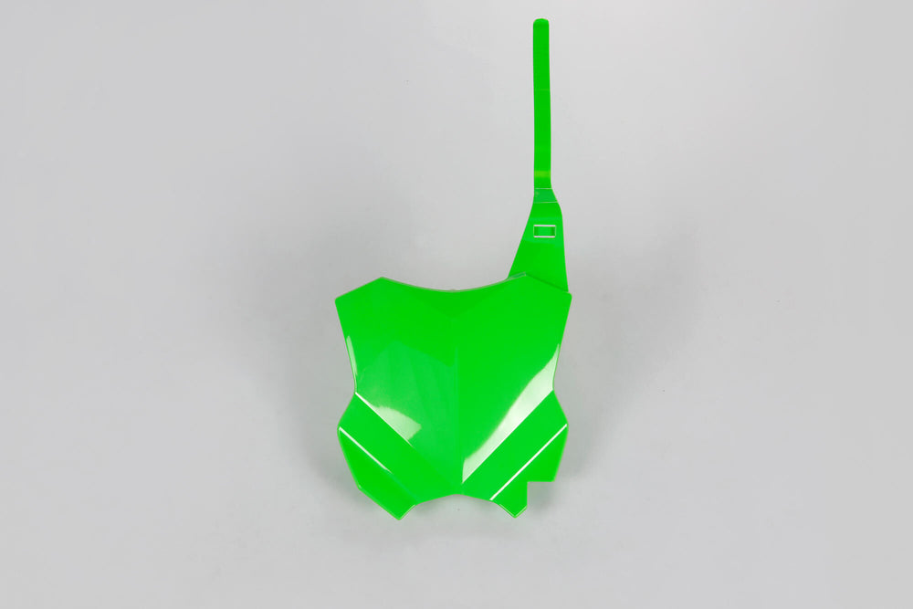 Ufo pees start number plate start number plate ufo kawasaki green