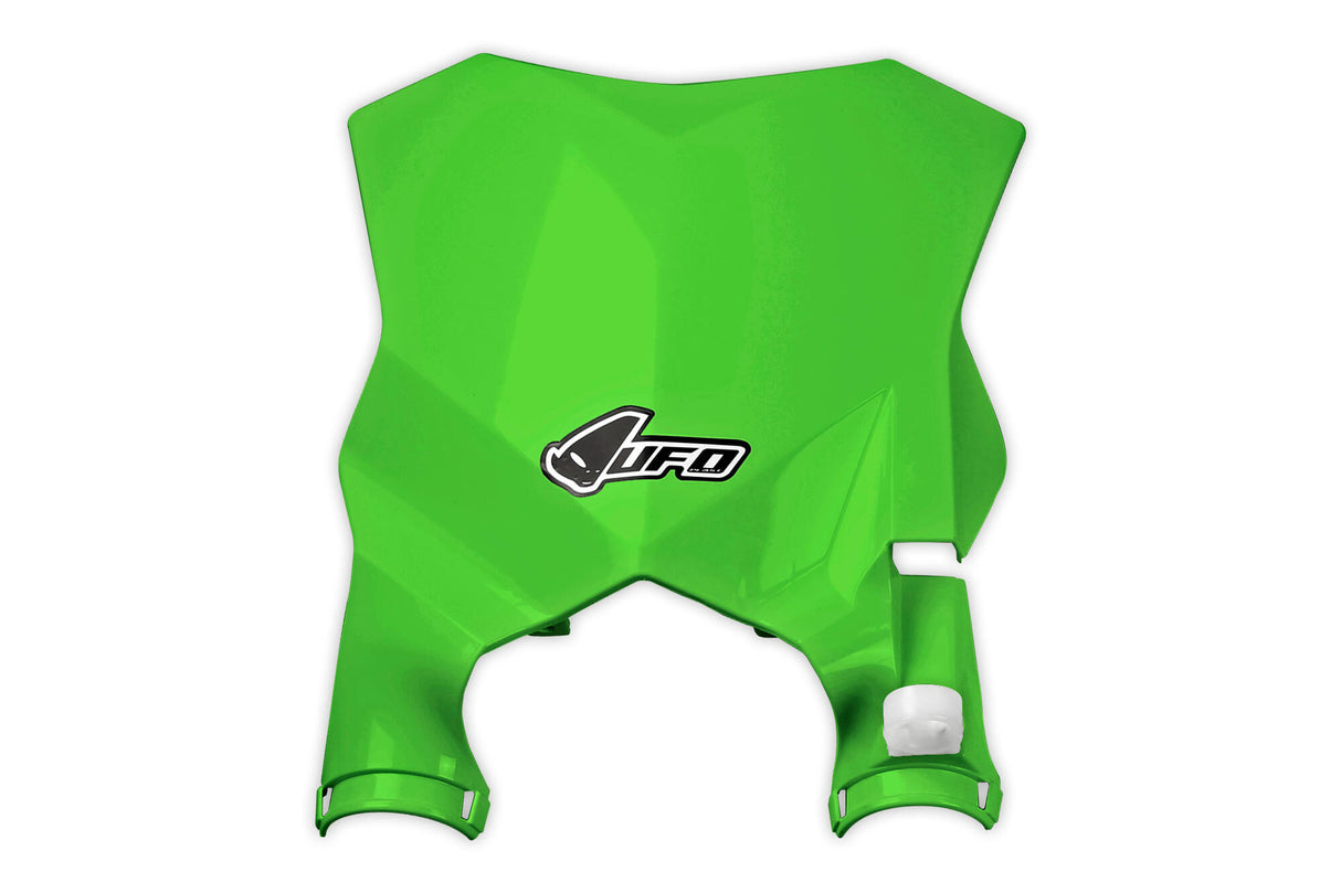 Ufo pees start number plate start number plate ufo kawasaki green