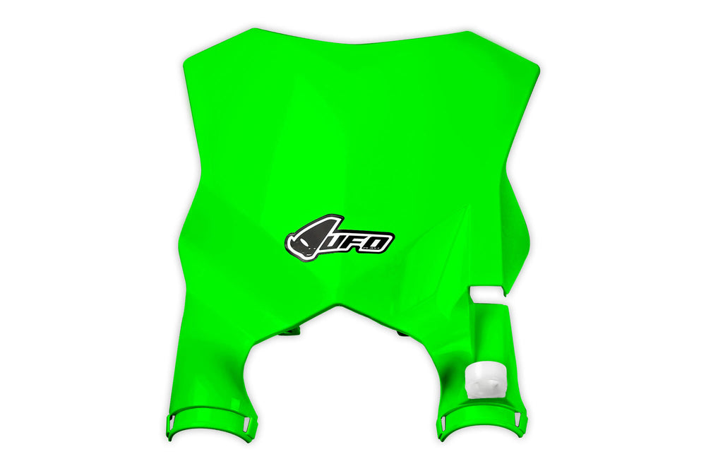 Ufo pees start number plate start number plate ufo kawasaki green