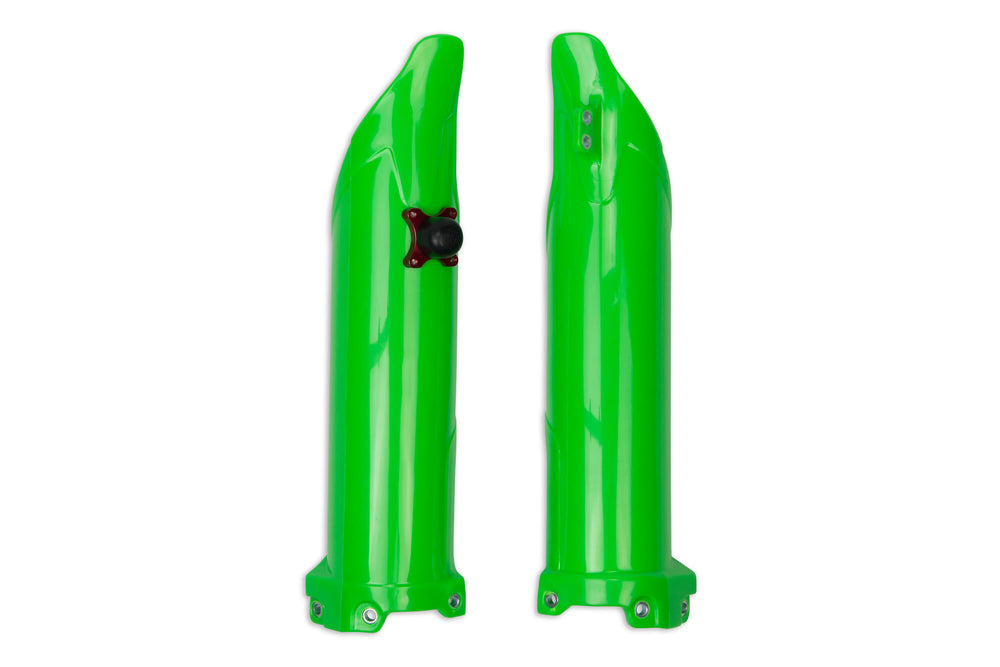 Ufo plast front fork protection fork protectors ufo kawasaki green