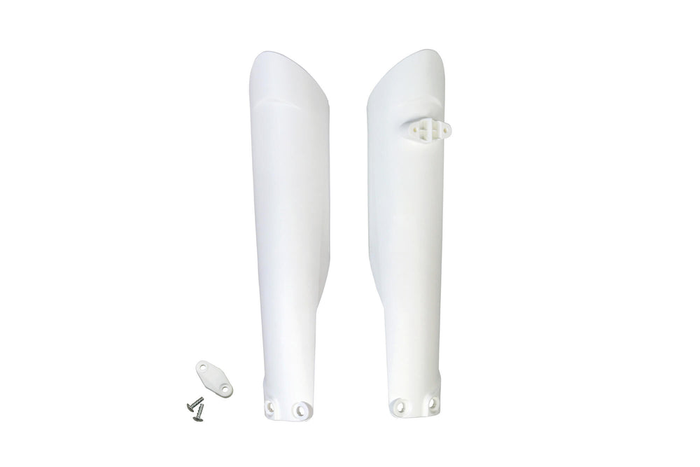 Ufo plast front fork protection fork protectors ufo ktm white