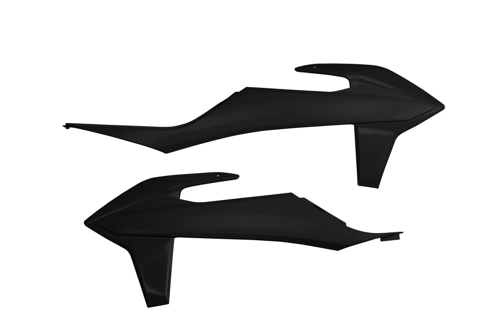 Ufo plast radiator cover radiator covers ufo ktm black