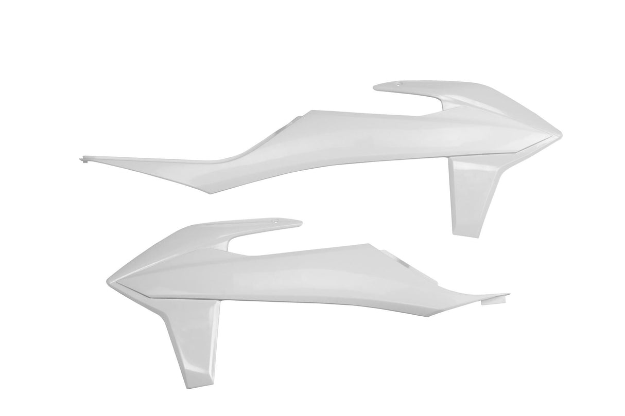 Ufo plast radiator cover radiator covers ufo ktm white