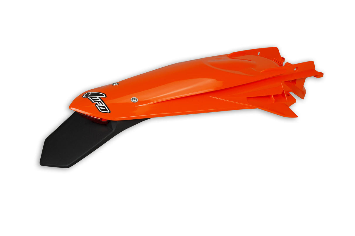 Ufo plast fender rear mudguard ufo ktm led orange