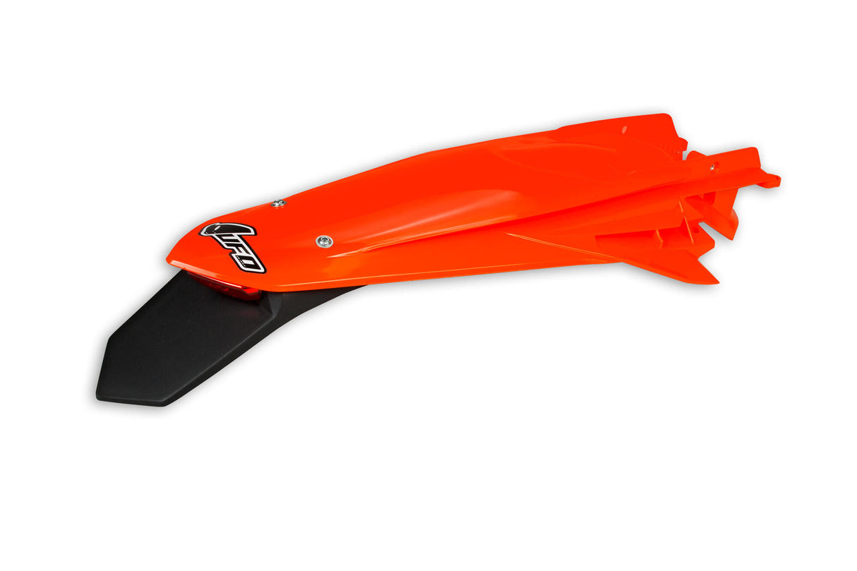 Ufo plast fender rear mudguard ufo ktm led orange