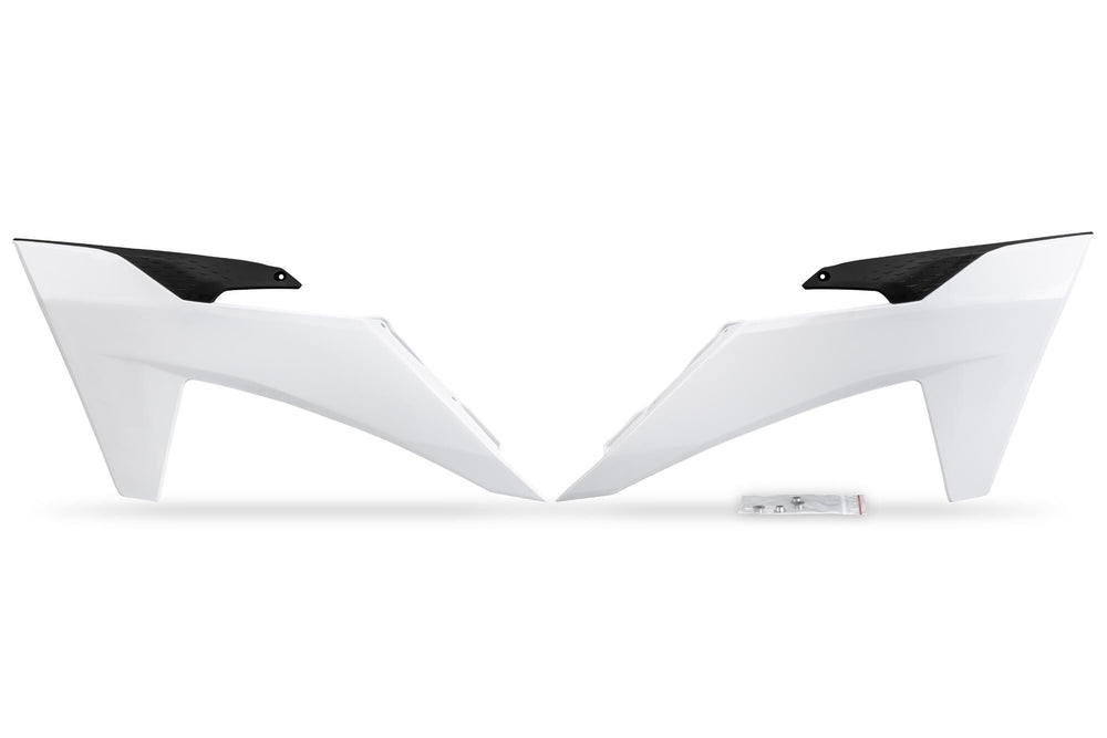 Ufo plast radiator cover radiator covers ufo ktm white