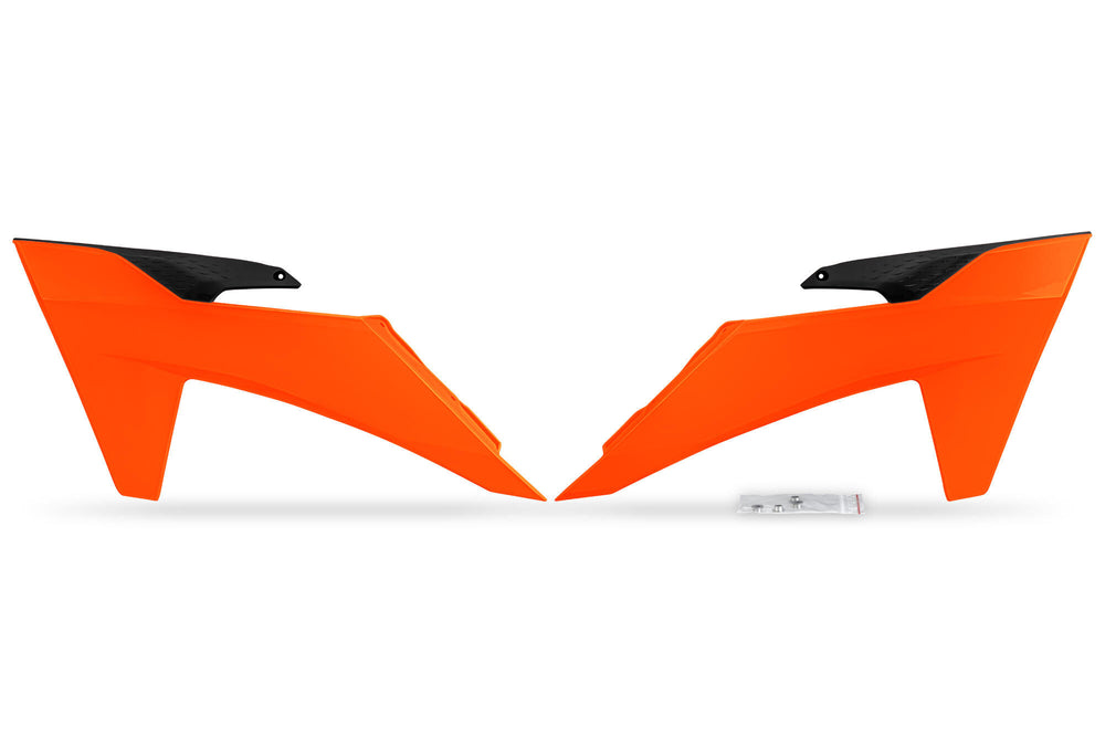 Ufo plast radiator cover radiator covers ufo ktm orange