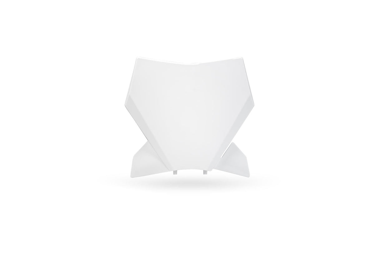 Ufo plast startnummerbord start number plate ufo ktm white