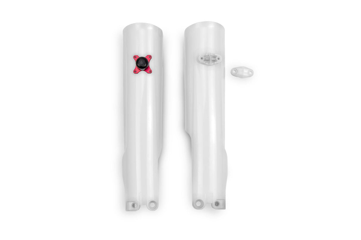 Ufo plast front fork protection fork protectors ufo ktm white