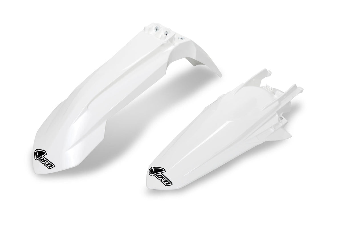 Ufo plast mudguard set mudguard set ufo ktm white