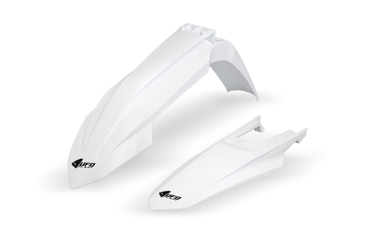 Ufo plast mudguard set mudguard set ufo ktm white