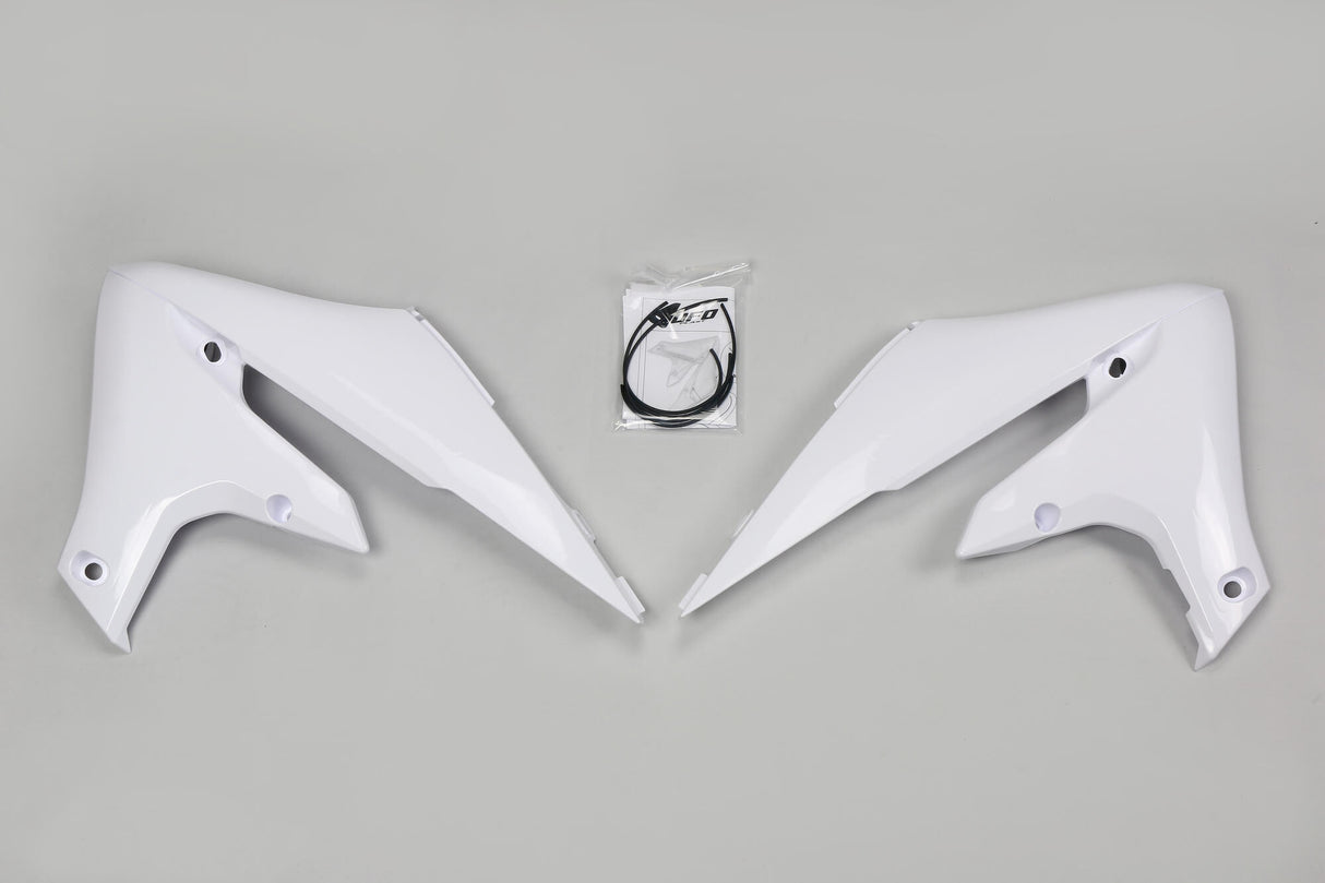 Ufo plast radiator cover radiator covers ufo yamaha white