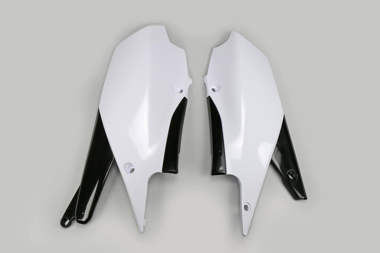 Ufo plast side covers side covers ufo yamaha white