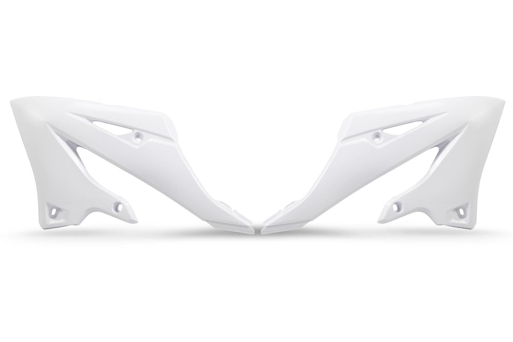 Ufo plast radiator cover radiator covers ufo yamaha white