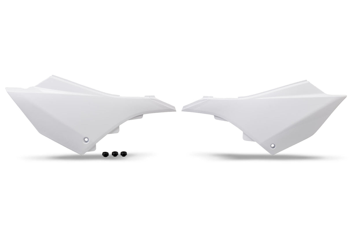 Ufo plast side covers side covers ufo yamaha white