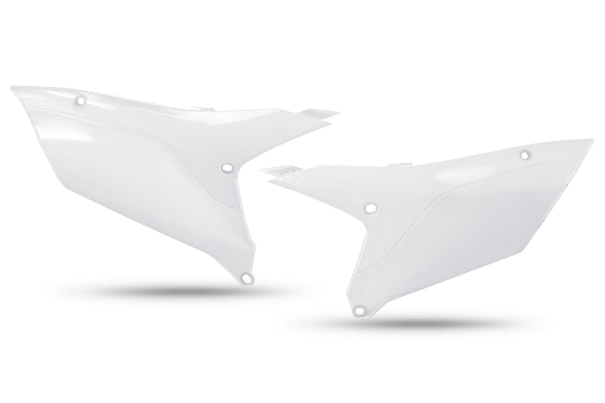 Ufo plast side covers side covers ufo yamaha white