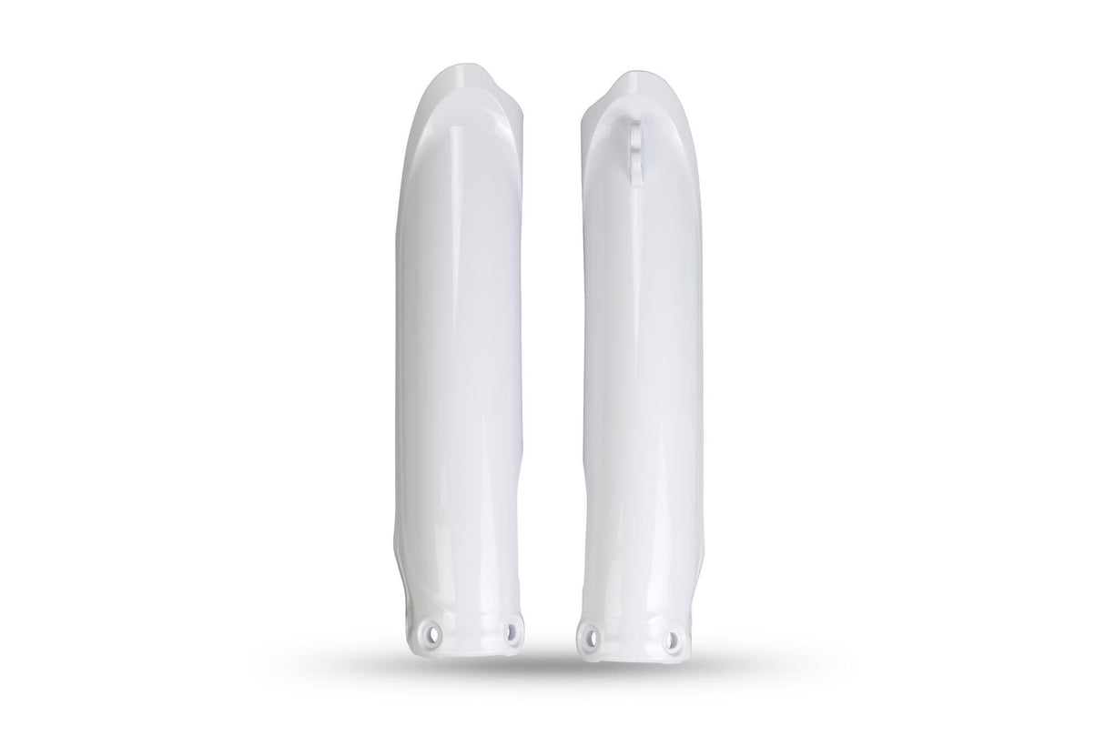 Ufo plast front fork protection fork protectors ufo yamaha white