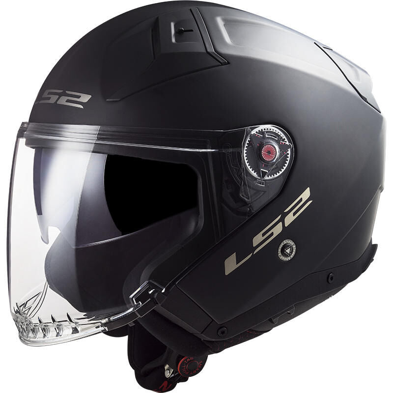 Ls2 jet helmet of603 infinity ii helmet of603 infi. ii solid m matt black
