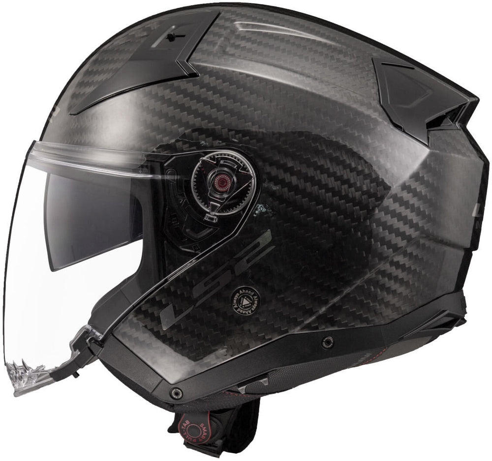 Ls2 jet helmet of603 infinity ii carbon solid helmet of603 infi. ii carbon solid m
